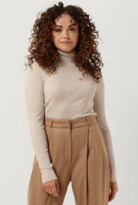 Selected Femme Beige Coltrui Lydia Costa Ls Knit Rollneck