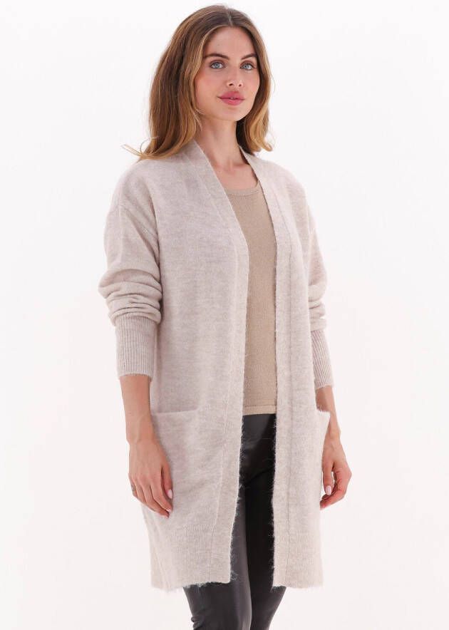 Selected Femme Dames Truien vesten Lulu New Ls Knit Long Cardigan B Beige Dames