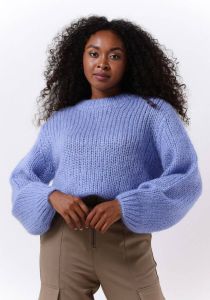 Selected Femme Blauwe Trui Suanne Ls Knit