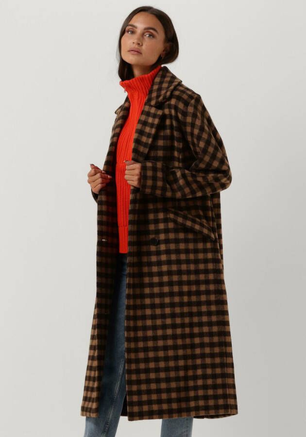 Selected Femme Bruine Mantel New Element Wool Coat B