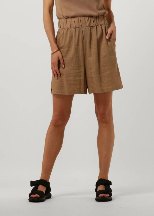 Selected Femme Camel Shorts Slfeloisa Hw Shorts B