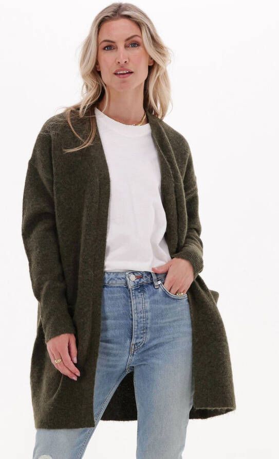 SELECTED FEMME Dames Truien & Vesten Lulu New Ls Knit Long Cardigan B Groen