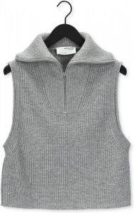 Selected Femme Lichtgrijze Spencer Slfkally Knit Vest W
