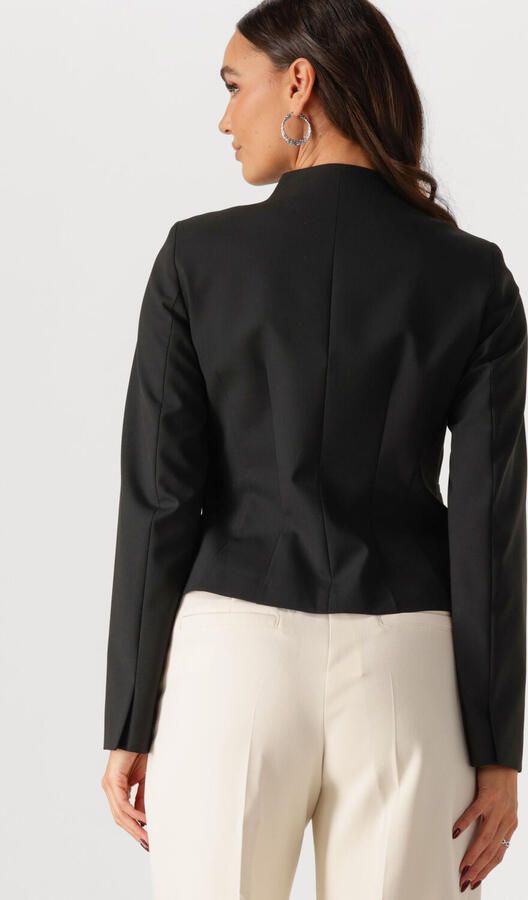 SELECTED WOMEN Dames Blazers Slfeloise Ls High Neck Fitted Blazer Zwart - Foto 3