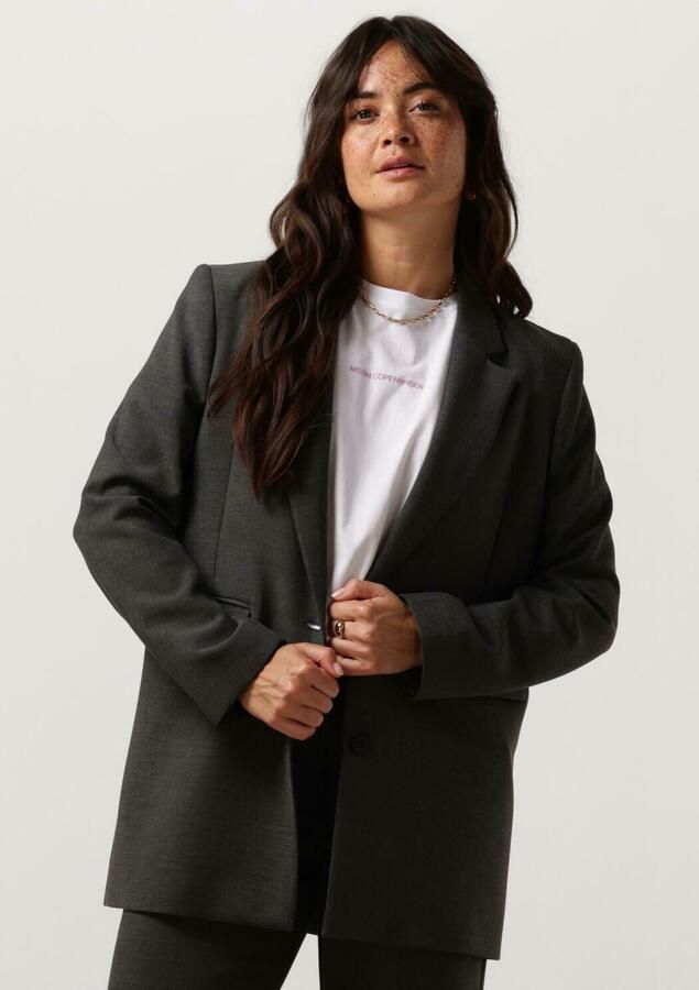 SELECTED FEMME Dames Blazers Slfrita Ls Relaxed Blazer Donkergrijs - Foto 4