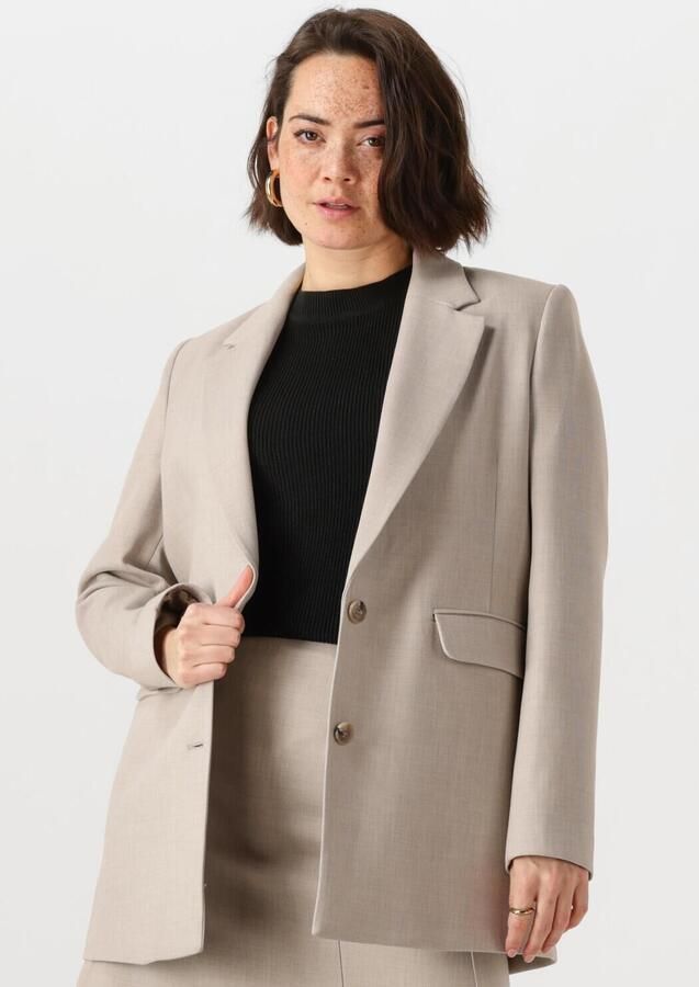 SELECTED WOMEN Dames Blazers Slfrita Ls Relaxed Blazer Taupe - Foto 4