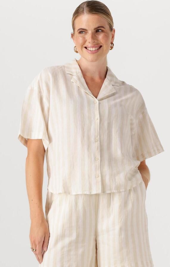 SELECTED FEMME Dames Blouses Slfluisa 2 4 Revers Shirt B Beige - Foto 4