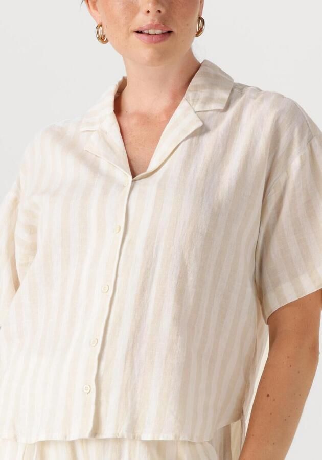 SELECTED FEMME Dames Blouses Slfluisa 2 4 Revers Shirt B Beige - Foto 2