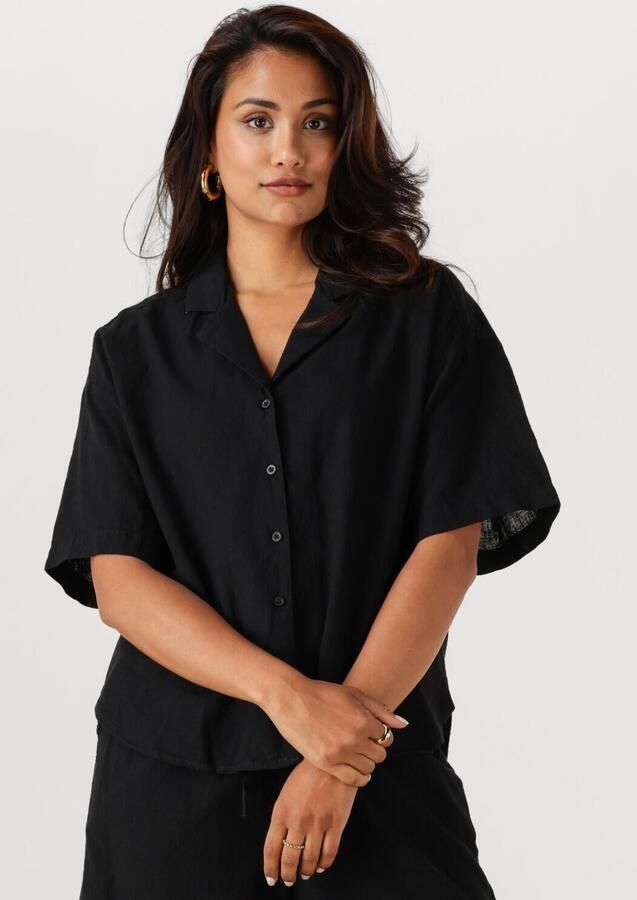 SELECTED FEMME Dames Blouses Slfluisa 2 4 Revers Shirt B Zwart - Foto 4