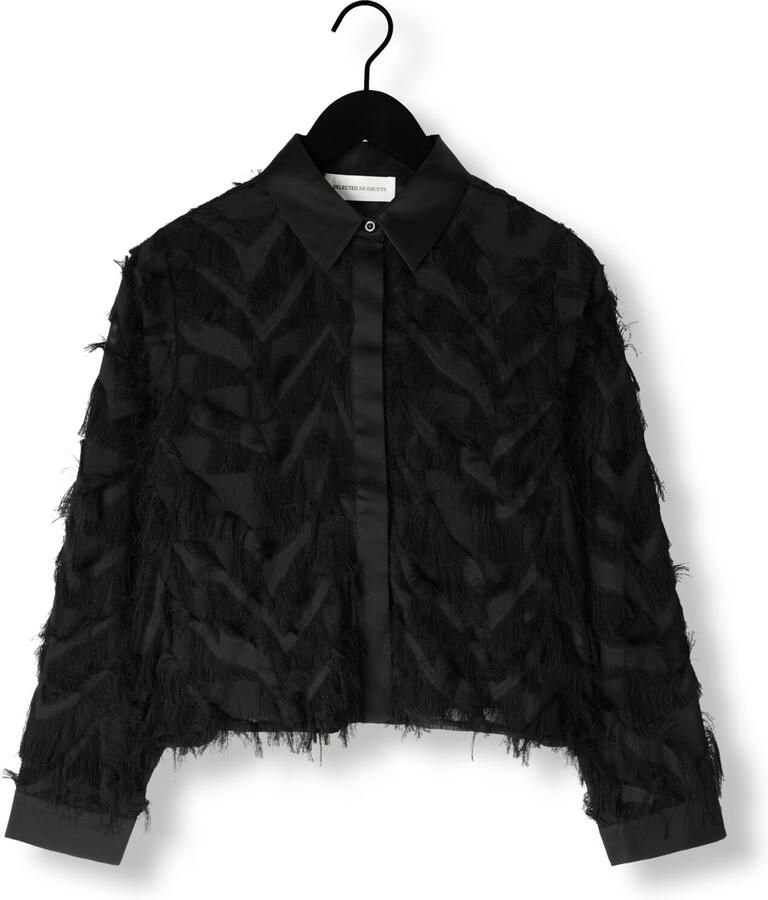 Selected Femme Regular fit overhemdblouse in semi-transparante look model 'MYLINE'