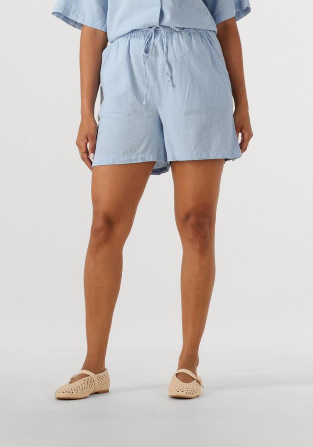 SELECTED WOMEN Dames Broeken Slfluisa Mw String Shorts B Lichtblauw - Foto 4