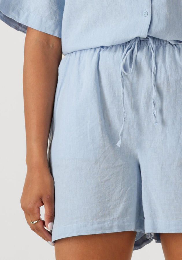 SELECTED WOMEN Dames Broeken Slfluisa Mw String Shorts B Lichtblauw - Foto 3