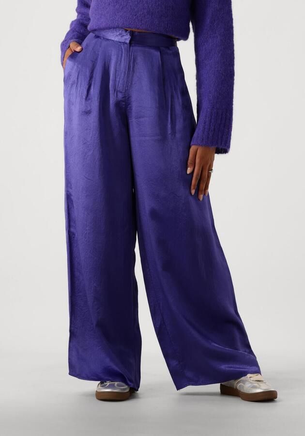 SELECTED FEMME Dames Broeken Slfselene Hw Wide Pant Paars - Foto 3