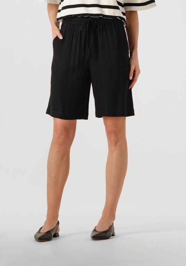 SELECTED FEMME Dames Broeken Slfviva Mw Shorts Zwart - Foto 4