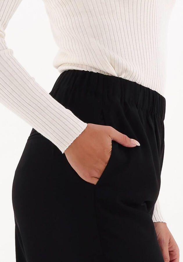 Selected Femme Wijde Pijp Relaxte Pasvorm Zwarte Broek Black Dames - Foto 2