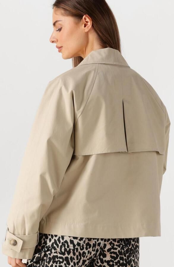 SELECTED WOMEN Dames Jassen Slfcilo Short Trenchcoat Beige - Foto 3