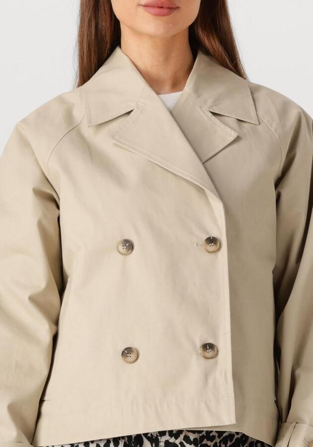 SELECTED WOMEN Dames Jassen Slfcilo Short Trenchcoat Beige - Foto 2