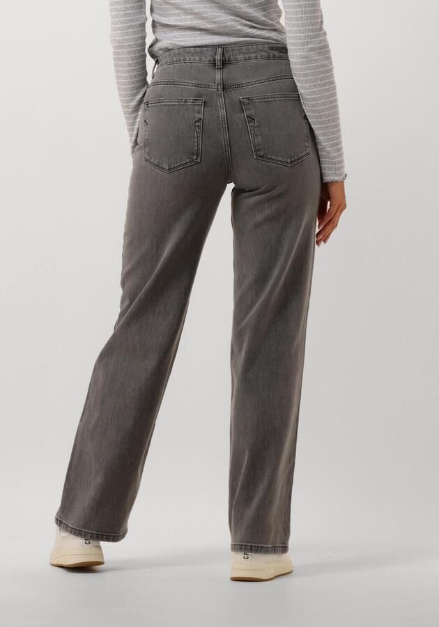 SELECTED FEMME Dames Jeans Slfalice Hw Wid Long Eloise Gre Jea Lichtgrijs