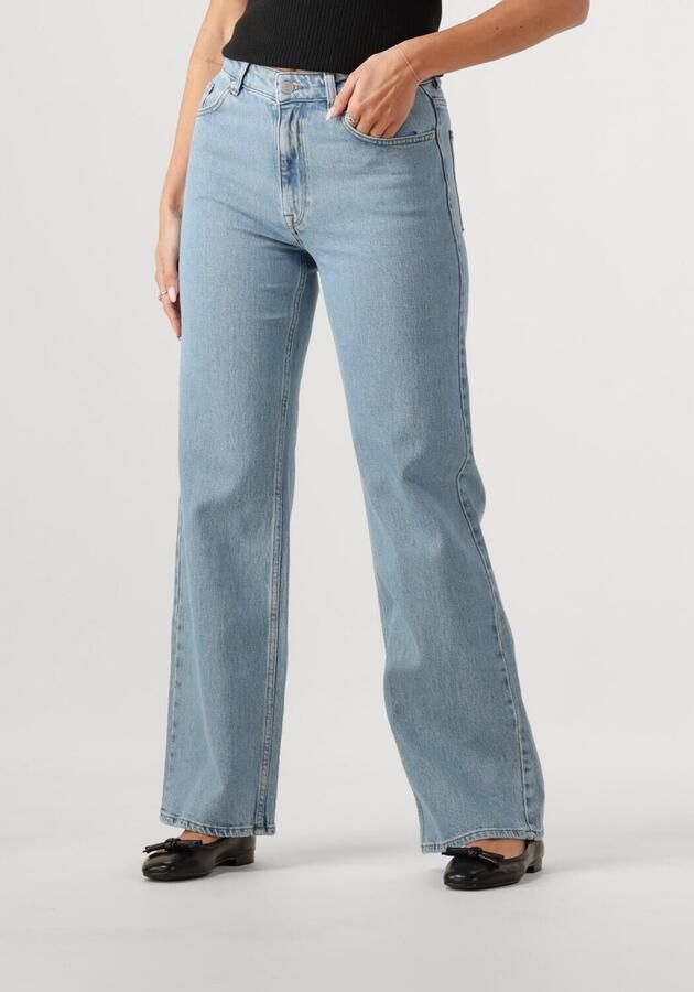 SELECTED FEMME Dames Jeans Slfalice-n Hw Wide Lon Lichtblauw - Foto 4