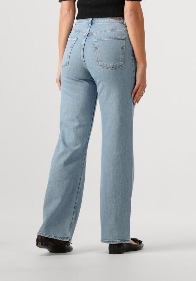 SELECTED FEMME Dames Jeans Slfalice-n Hw Wide Lon Lichtblauw