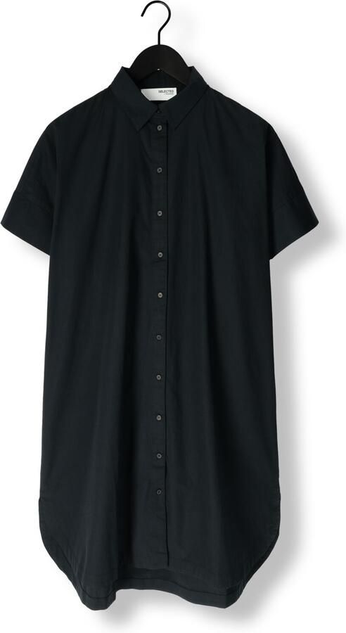 SELECTED FEMME Dames Jurken Slfblair 2 4 Short Shirt Dress Zwart - Foto 3