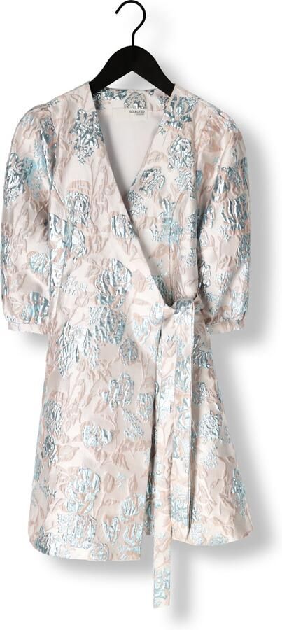 SELECTED WOMEN Dames Jurken Slfdemmi-siv Ss Wrap Dress Lichtroze - Foto 3