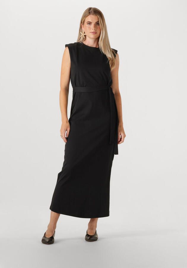 SELECTED FEMME Dames Jurken Slfhalley Sl Shoulderpad Ankle Zwart - Foto 4