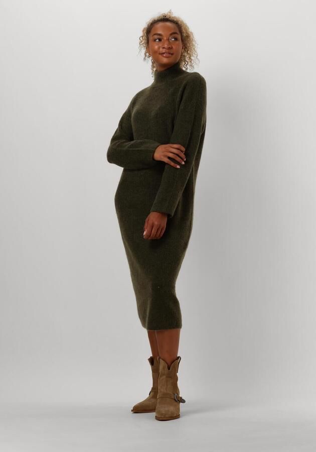 Selected Femme Gebreide jurk van wolmix met opstaande kraag model 'MALINE' - Foto 4