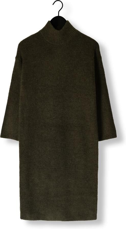 Selected Femme Gebreide jurk van wolmix met opstaande kraag model 'MALINE' - Foto 3