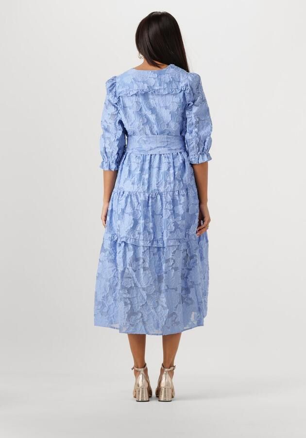 SELECTED WOMEN Dames Jurken Slfsadie 3 4 Midi Dress Lichtblauw - Foto 1