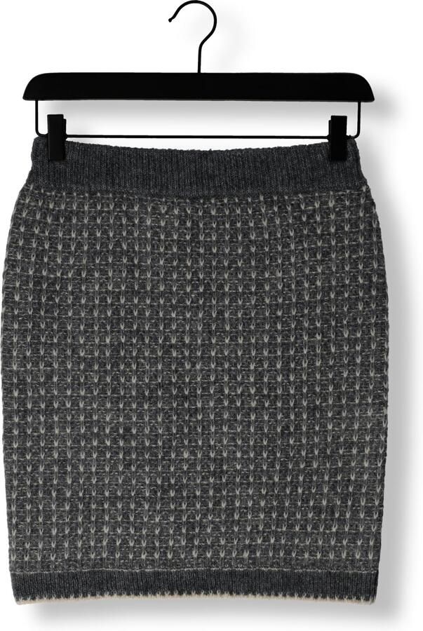 SELECTED FEMME Dames Rokken Slfsine Short Knit Skirt Donkergrijs - Foto 2