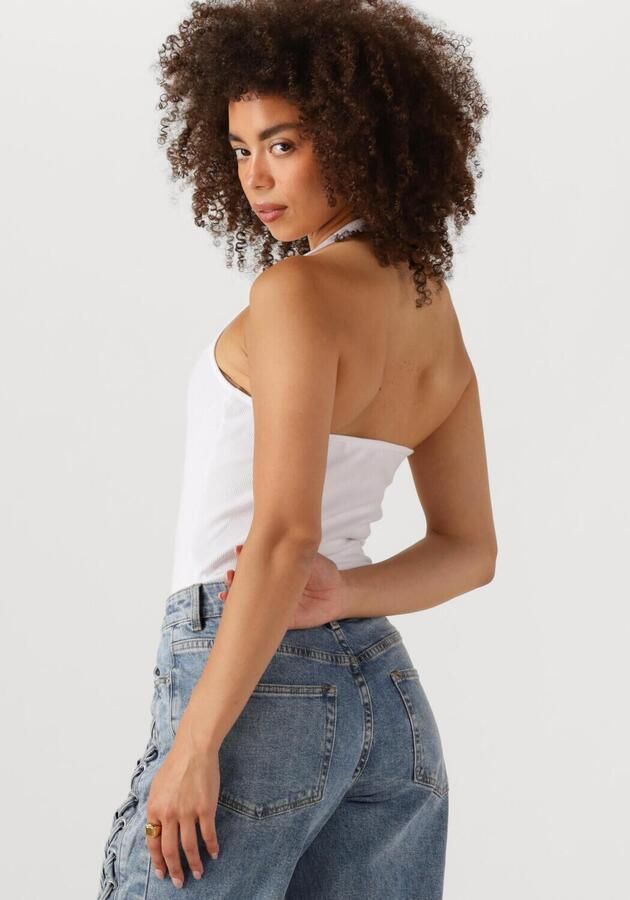 SELECTED WOMEN Dames Tops & T-shirts Slfanna Sl Halterneck Top Wit