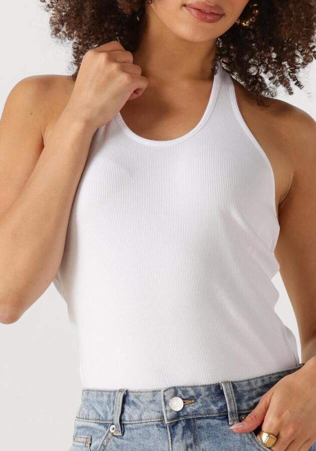 SELECTED WOMEN Dames Tops & T-shirts Slfanna Sl Halterneck Top Wit - Foto 2