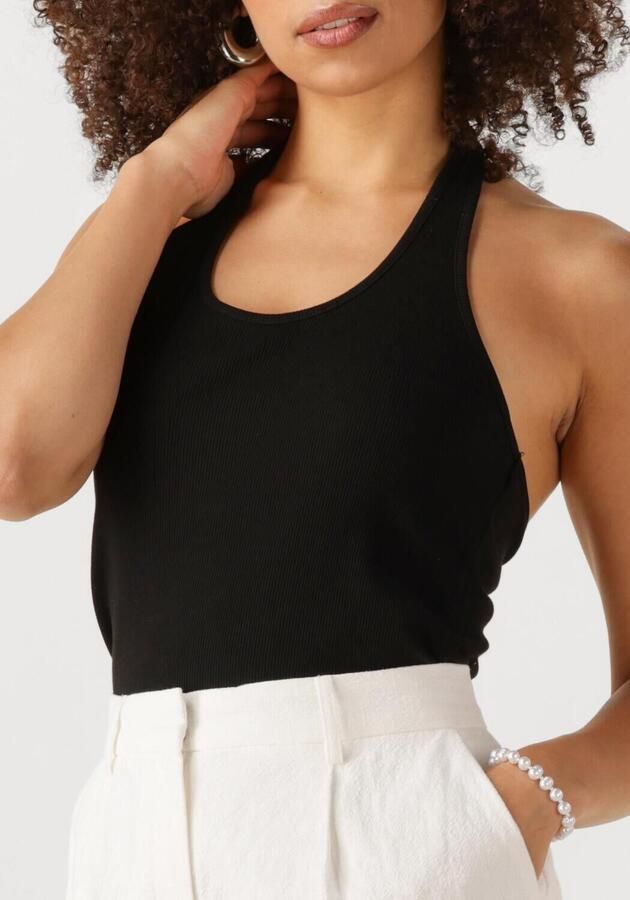 SELECTED FEMME Dames Tops & T-shirts Slfanna Sl Halterneck Top Zwart