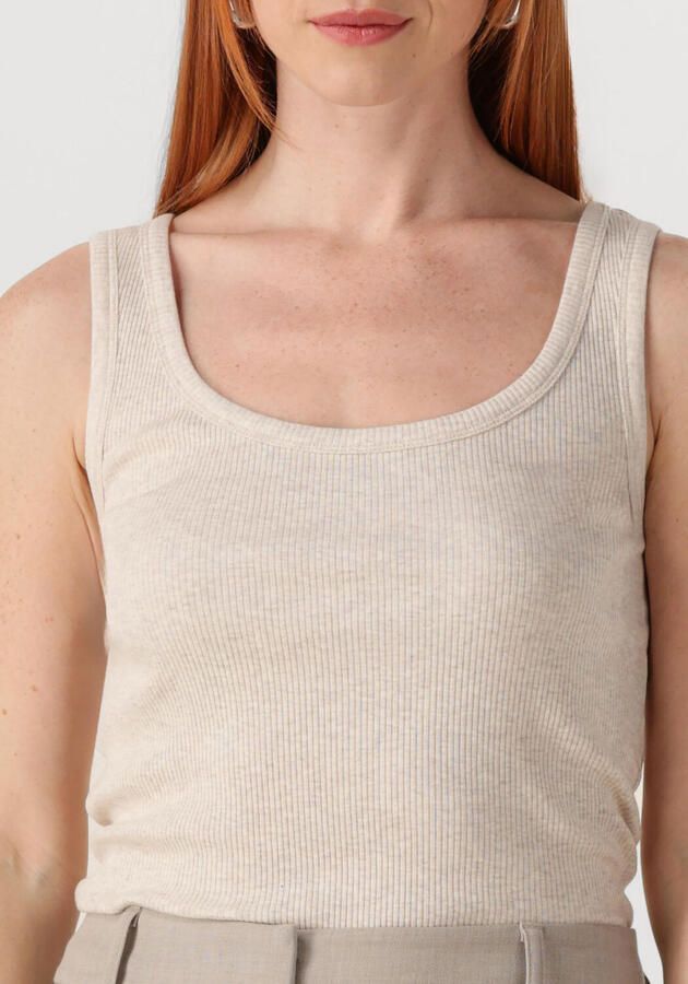 SELECTED FEMME Dames Tops & T-shirts Slfanna U-neck Tank Top Beige - Foto 2
