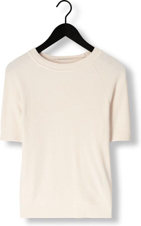 SELECTED WOMEN Dames Tops & T-shirts Slfelinna New Ss Knit Top Beige - Foto 3