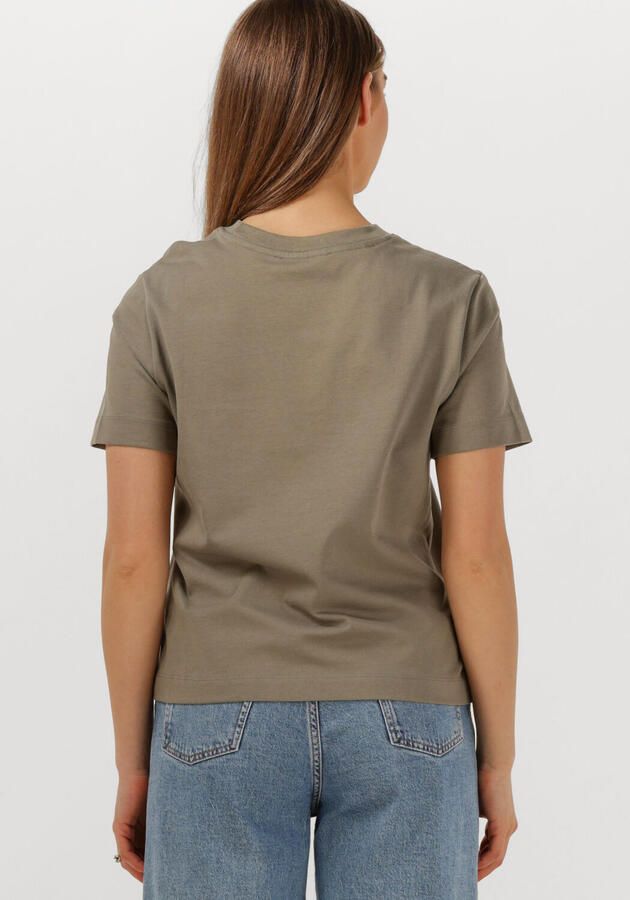 SELECTED FEMME Dames Tops & T-shirts Slfessential Ss Boxy Tee Khaki - Foto 2