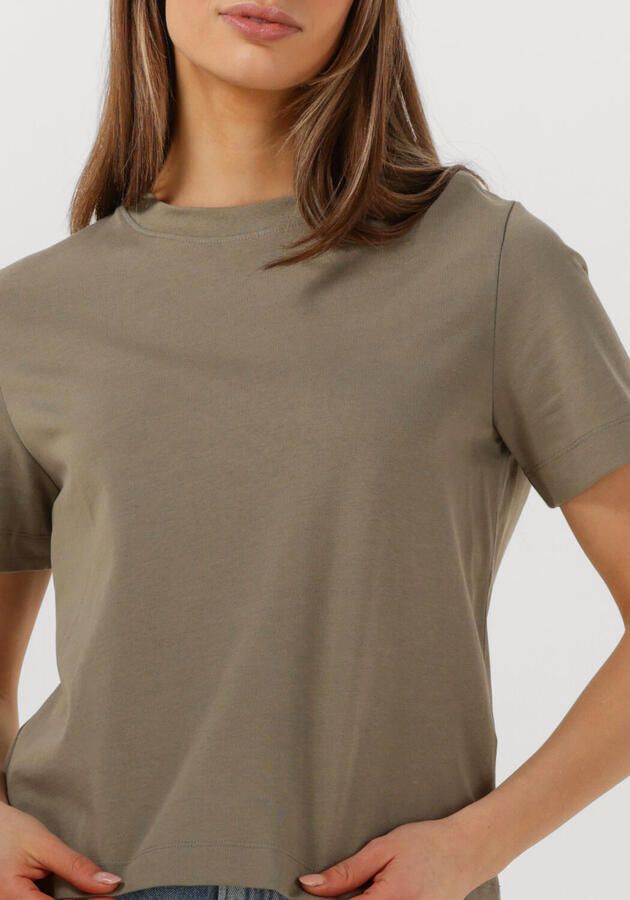 SELECTED FEMME Dames Tops & T-shirts Slfessential Ss Boxy Tee Khaki - Foto 3