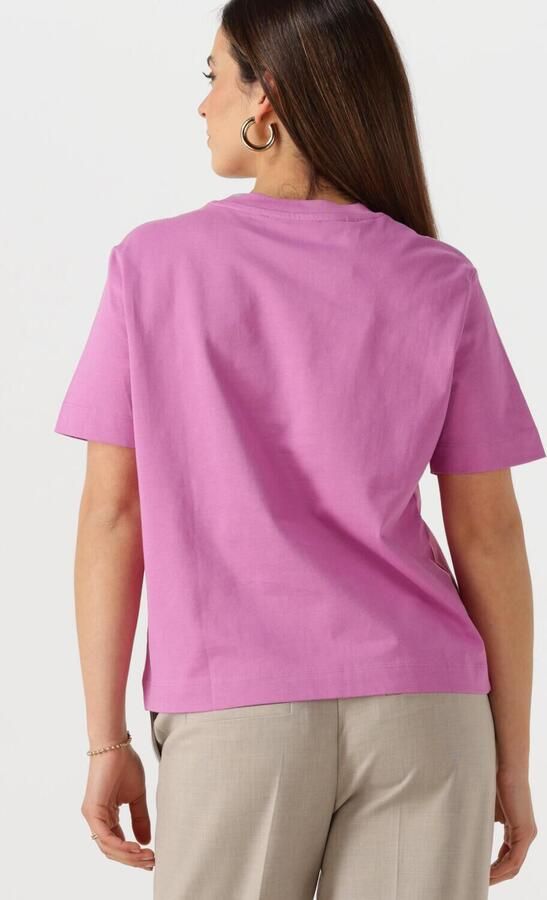 SELECTED FEMME Dames Tops & T-shirts Slfessential Ss Boxy Tee Roze - Foto 3