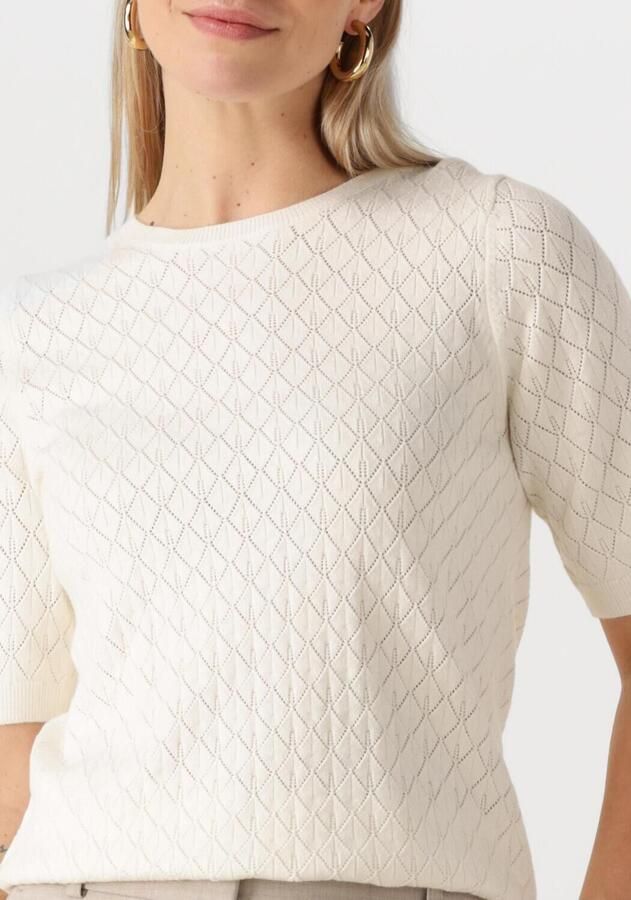 SELECTED WOMEN Dames Tops & T-shirts Slfhelen 2 4 Knit Boat Neck Gebroken Wit - Foto 2
