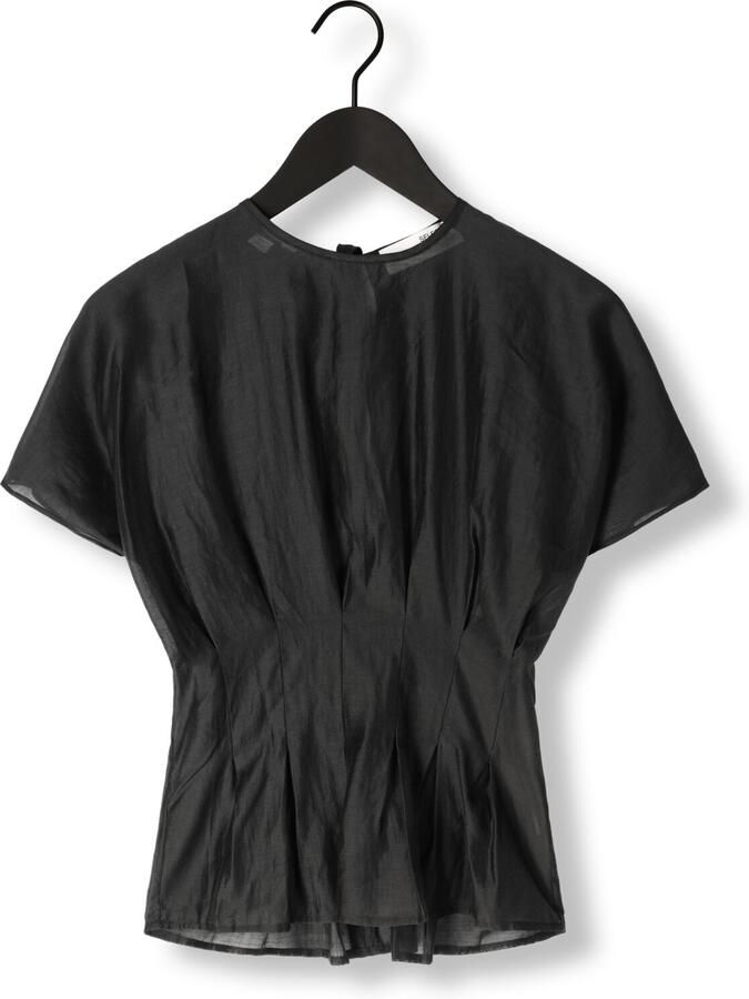 SELECTED FEMME Dames Tops & T-shirts Slfiris Ss O-neck Top Zwart