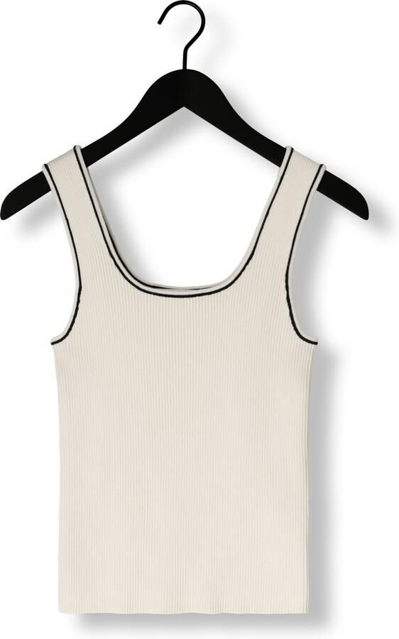 SELECTED WOMEN Dames Tops & T-shirts Slfkamma Jenny Sl Knit Top Wit - Foto 3
