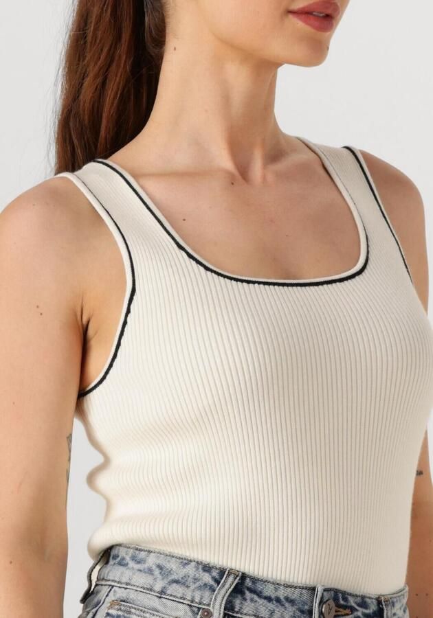 SELECTED WOMEN Dames Tops & T-shirts Slfkamma Jenny Sl Knit Top Wit - Foto 2