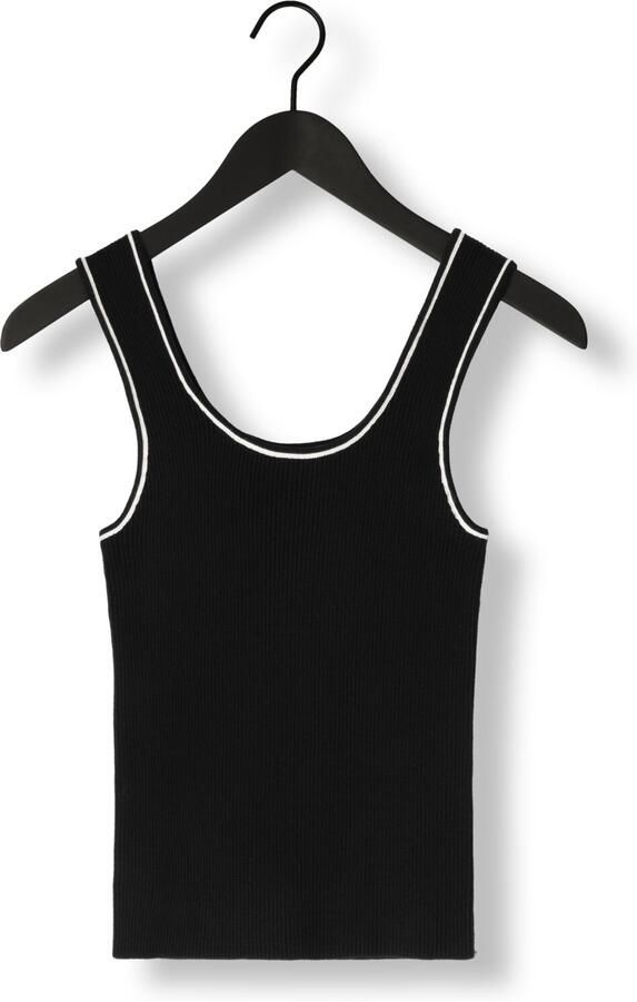 SELECTED WOMEN Dames Tops & T-shirts Slfkamma Jenny Sl Knit Top Zwart - Foto 4