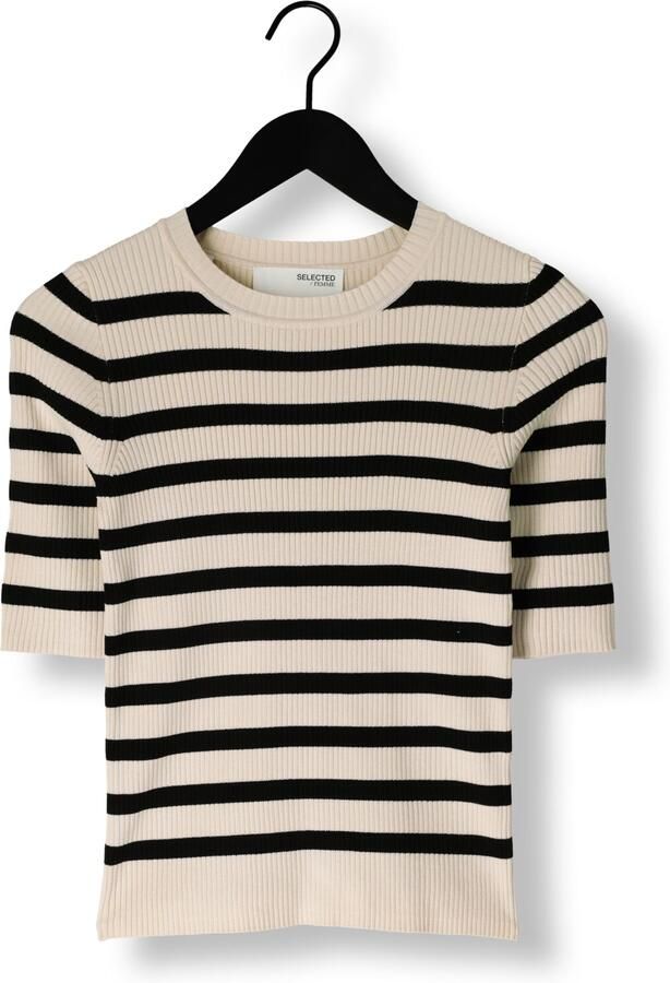 SELECTED FEMME Dames Tops & T-shirts Slfmali 2 4 Knit O-neck Ecru - Foto 2