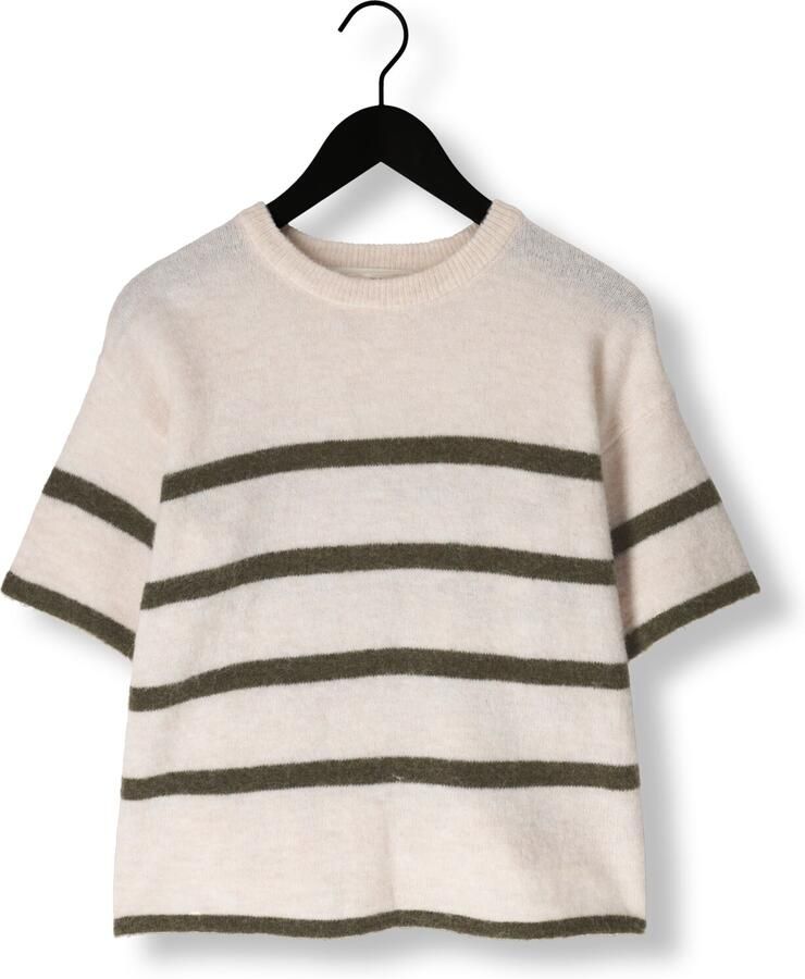 SELECTED WOMEN Dames Tops & T-shirts Slfmaline-liliana 2 4 Knit O-neck Gebroken Wit