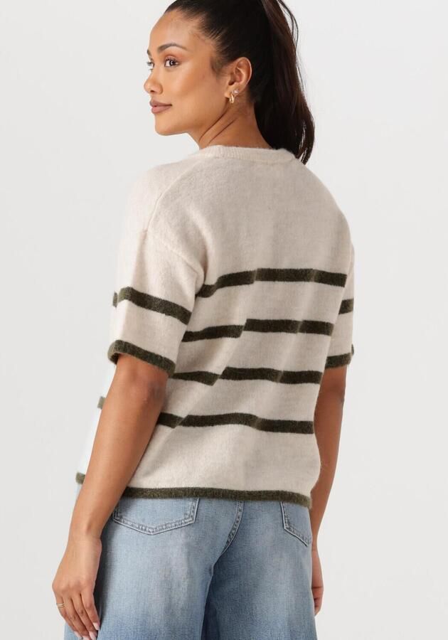 SELECTED WOMEN Dames Tops & T-shirts Slfmaline-liliana 2 4 Knit O-neck Gebroken Wit - Foto 3