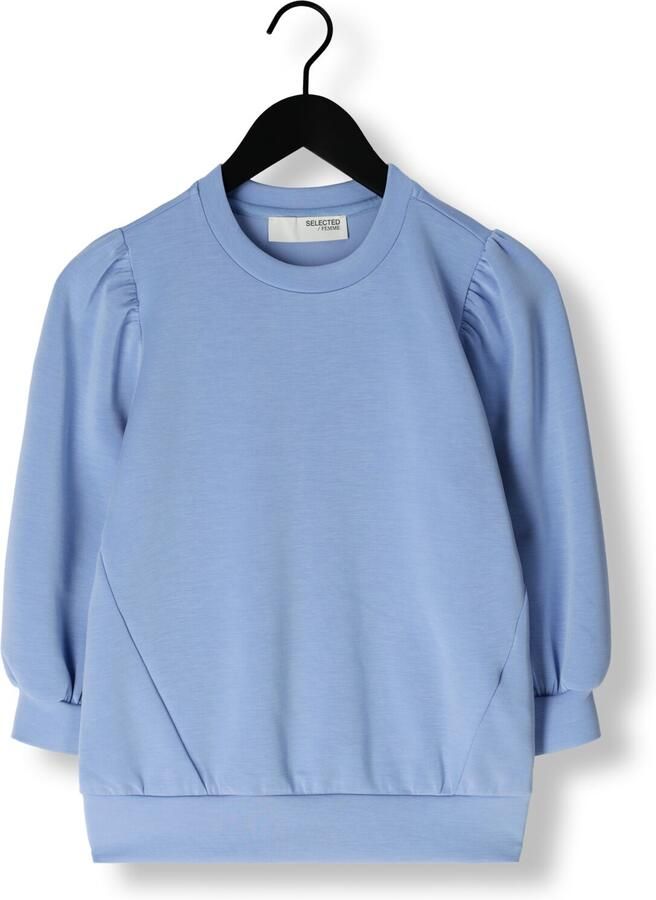 SELECTED WOMEN Dames Tops & T-shirts Slftenny 3 4 Sweat Top Blauw