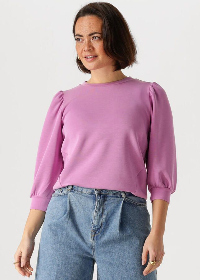SELECTED WOMEN Dames Tops & T-shirts Slftenny 3 4 Sweat Top Roze - Foto 4