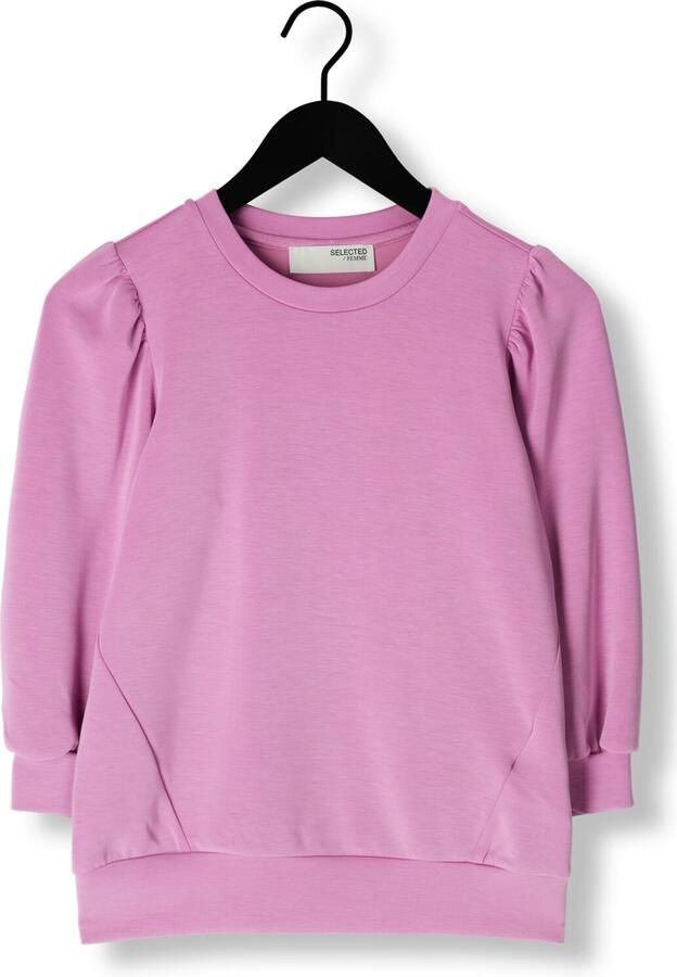 SELECTED WOMEN Dames Tops & T-shirts Slftenny 3 4 Sweat Top Roze - Foto 2